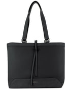 Tote/Computer Bag Black / Vegan Leather PV 4066 BLACK Milleni Fashion Laptop Tote Bag in Black