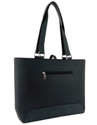 Tote/Computer Bag Black / Vegan Leather PV 4066 BLACK Milleni Fashion Laptop Tote Bag in Black
